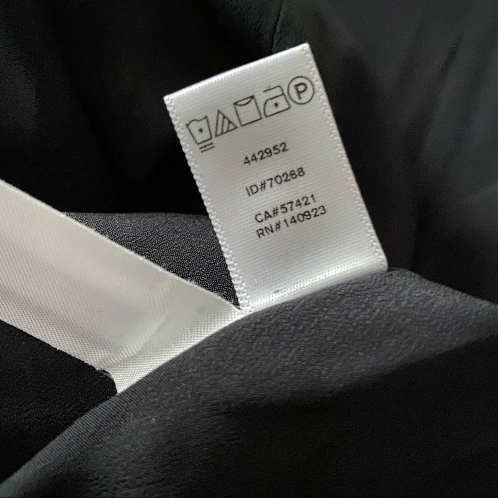 NWOT Ann Taylor Loft Pinstripe Faux Wrap Skirt - Picture 12 of 15